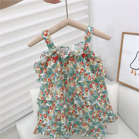 Load image into Gallery viewer, Baby Kid Girls Flower Fruit Print Dresses Wholesale 23022254
