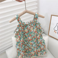 Load image into Gallery viewer, Baby Kid Girls Flower Fruit Print Dresses Wholesale 23022254

