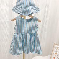 Load image into Gallery viewer, 2 Pieces Set Baby Kid Girls Boys Checked Shirts And Solid Color Shorts Wholesale 23022258
