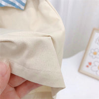 Load image into Gallery viewer, 2 Pieces Set Baby Kid Girls Boys Checked Shirts And Solid Color Shorts Wholesale 23022258
