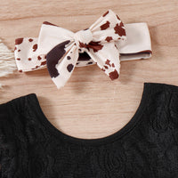 Load image into Gallery viewer, 2 Pieces Set Baby Girls Lace Rompers And Camo Pants Wholesale 23022276
