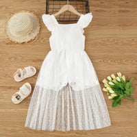 Load image into Gallery viewer, Kid Girls Solid Color Lace Rompers Wholesale 23022278
