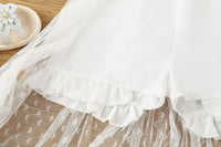 Load image into Gallery viewer, Kid Girls Solid Color Lace Rompers Wholesale 23022278
