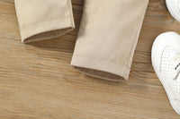 Load image into Gallery viewer, 2 Pieces Set Baby Kid Boys Bow Shirts And Solid Color Jumpsuits Wholesale 23022287
