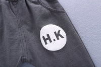 Load image into Gallery viewer, 2 Pieces Set Baby Kid Unisex Letters T-Shirts And Shorts Wholesale 23022403
