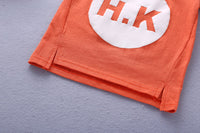 Load image into Gallery viewer, 2 Pieces Set Baby Kid Unisex Letters T-Shirts And Shorts Wholesale 23022403
