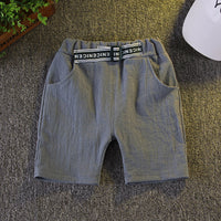 Load image into Gallery viewer, 2 Pieces Set Baby Kid Boys Striped T-Shirts And Solid Color Shorts Wholesale 23022408
