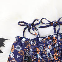 Load image into Gallery viewer, Baby Girls Flower Print Rompers Wholesale 230224108
