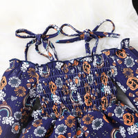 Load image into Gallery viewer, Baby Girls Flower Print Rompers Wholesale 230224108
