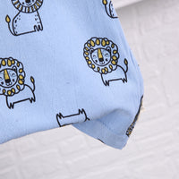 Load image into Gallery viewer, 2 Pieces Set Baby Kid Boys Animals Cartoon Print Polo Shirts And Solid Color Shorts Wholesale 230224114
