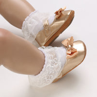 Load image into Gallery viewer, Baby Girls Solid Color Bow Shoes Wholesale 230224118
