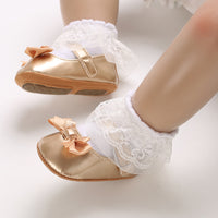 Load image into Gallery viewer, Baby Girls Solid Color Bow Shoes Wholesale 230224118
