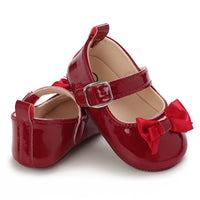 Load image into Gallery viewer, Baby Girls Solid Color Bow Shoes Wholesale 230224118
