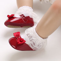 Load image into Gallery viewer, Baby Girls Solid Color Bow Shoes Wholesale 230224118

