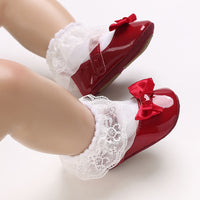 Load image into Gallery viewer, Baby Girls Solid Color Bow Shoes Wholesale 230224118
