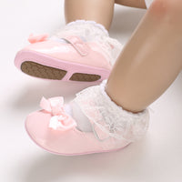 Load image into Gallery viewer, Baby Girls Solid Color Bow Shoes Wholesale 230224118
