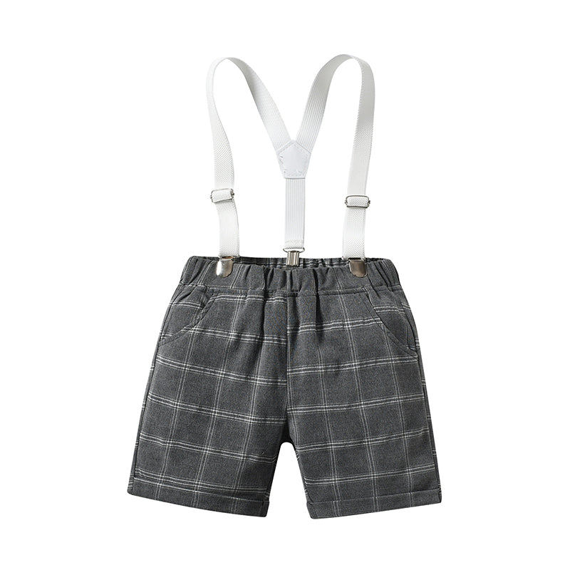 Baby Kid Boys Checked Rompers Wholesale 230224143