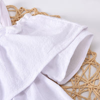 Load image into Gallery viewer, 2 Pieces Set Baby Kid Girls Solid Color Tops And Ripped Pants Wholesale 23022417
