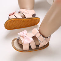 Load image into Gallery viewer, Baby Girls Solid Color Bow Shoes Wholesale 230224176
