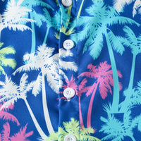 Load image into Gallery viewer, 2 Pieces Set Baby Kid Boys Tropical Print Shirts And Solid Color Shorts Wholesale 230224183
