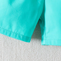 Load image into Gallery viewer, 2 Pieces Set Baby Kid Boys Tropical Print Shirts And Solid Color Shorts Wholesale 230224183
