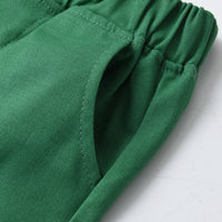 Load image into Gallery viewer, 3 Pieces Set Baby Kid Boys Solid Color T-Shirts Flower Print Shirts And Shorts Wholesale 230224193
