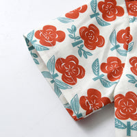 Load image into Gallery viewer, 2 Pieces Set Baby Kid Boys Birthday Party Flower Bow Print Shirts And Solid Color Shorts Wholesale 230224194
