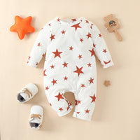 Load image into Gallery viewer, Baby Unisex Star Print Jumpsuits Wholesale 230224214
