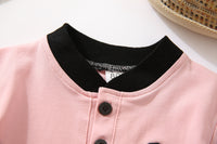 Load image into Gallery viewer, 2 Pieces Set Baby Kid Boys Cartoon Embroidered Polo Shirts And Solid Color Shorts Wholesale 23022423
