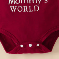 Load image into Gallery viewer, 3 Pieces Set Baby Girls Letters Rompers And Flower Print Shorts And Bow Headwear Wholesale 230224230
