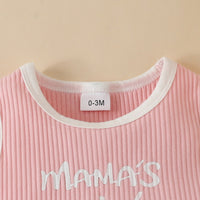 Load image into Gallery viewer, 2 Pieces Set Baby Kid Girls Letters Tank Tops And Muslin&amp;Ribbed Shorts Wholesale 230224233
