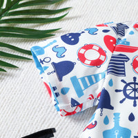 Load image into Gallery viewer, 2 Pieces Set Baby Kid Boys Cartoon Print Shirts And Solid Color Shorts Wholesale 230224251
