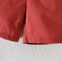 Load image into Gallery viewer, 2 Pieces Set Baby Kid Boys Cartoon Print Shirts And Solid Color Shorts Wholesale 230224251
