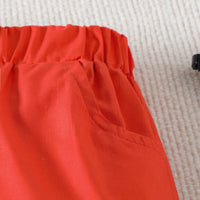 Load image into Gallery viewer, 2 Pieces Set Baby Kid Boys Cartoon Print Shirts And Solid Color Shorts Wholesale 230224251
