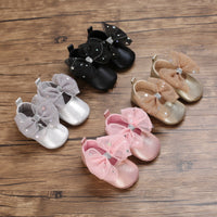 Load image into Gallery viewer, Baby Girls Star Bow Shoes Wholesale 23022431
