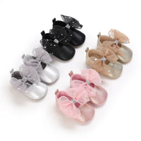Load image into Gallery viewer, Baby Girls Star Bow Shoes Wholesale 23022431
