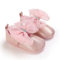 Load image into Gallery viewer, Baby Girls Star Bow Shoes Wholesale 23022431
