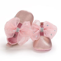 Load image into Gallery viewer, Baby Girls Star Bow Shoes Wholesale 23022431
