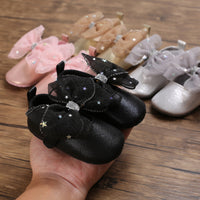Load image into Gallery viewer, Baby Girls Star Bow Shoes Wholesale 23022431

