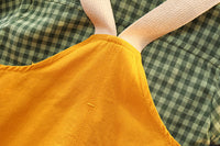 Load image into Gallery viewer, 2 Pieces Set Baby Kid Unisex Checked Tops And Solid Color Rompers Wholesale 23022450
