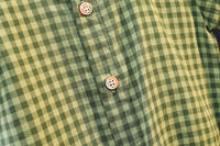 Load image into Gallery viewer, 2 Pieces Set Baby Kid Unisex Checked Tops And Solid Color Rompers Wholesale 23022450
