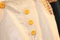 Load image into Gallery viewer, 2 Pieces Set Baby Kid Unisex Checked Tops And Solid Color Rompers Wholesale 23022450
