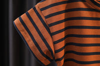 Load image into Gallery viewer, 2 Pieces Set Baby Kid Unisex Striped T-Shirts And Solid Color Rompers Wholesale 23022471
