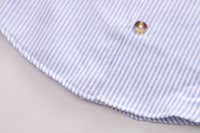 Load image into Gallery viewer, 2 Pieces Set Baby Kid Boys Dressy Striped Bow Shirts And Solid Color Suits Jumpsuits Wholesale 23022492
