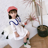 Load image into Gallery viewer, Baby Kid Girls Solid Color Dresses Wholesale 230227186
