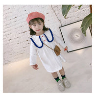 Load image into Gallery viewer, Baby Kid Girls Solid Color Dresses Wholesale 230227186
