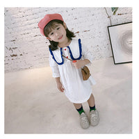 Load image into Gallery viewer, Baby Kid Girls Solid Color Dresses Wholesale 230227186
