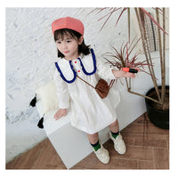 Load image into Gallery viewer, Baby Kid Girls Solid Color Dresses Wholesale 230227186
