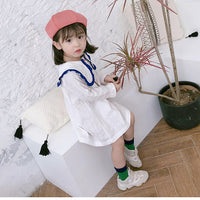 Load image into Gallery viewer, Baby Kid Girls Solid Color Dresses Wholesale 230227186
