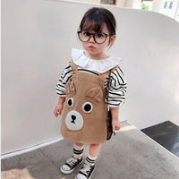 Load image into Gallery viewer, Baby Kid Girls Striped Tops And Cartoon Dresses Wholesale 230227600

